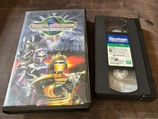 Saban's Beetleborgs Metallix VHS The Movie VCR Clamshell Case 1997 RARE VTG