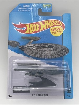 USS Vengeance 75/250 Hot Wheels BDC88 Star Trek HW City Planet Heroes