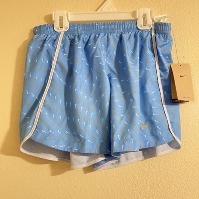 Nike Womens Dri Fit Tempo Printed Running Shorts w/ Built In Briefs XL
