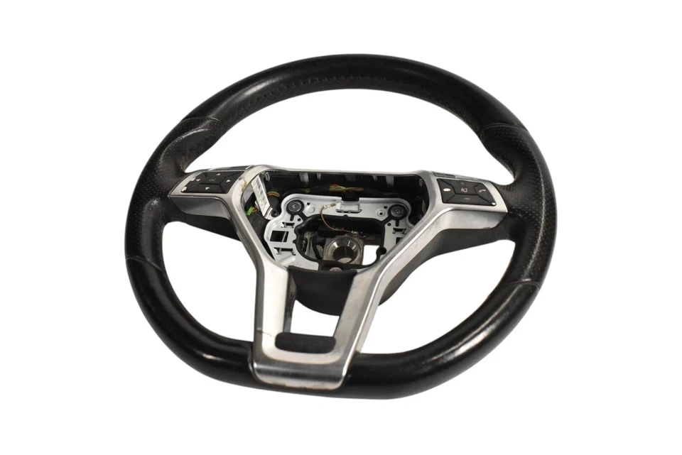 Volante deportivo 12-18 Mercedes-Benz C250 SLK250 CLS550 AMG W204 negro OEM Foto 4 de 4