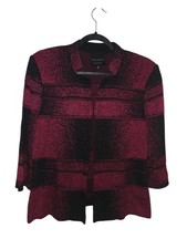 Sparkly MING WANG Sapphire Black Jacket Size M Medium