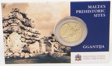 MALTA 2 Euros Coincard Malta 2016 Ggantija PROOF