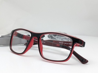Nano Vista Fanboy 3.0 Black Red Kids Eyeglasses Frames 52-15-148