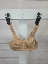 34C BEIGE A679228 Breezies Wild Rose Seamless Wirefree Support Bra - Core