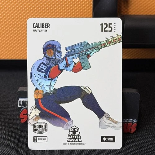 2024 Bo Jackson Battle Arena steel blizzard Battlefoil SP Caliber Caleb Williams