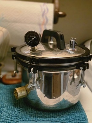Professional 8L Steam Autoclave Sterilizer for Lab Equipment Culture Med Untest