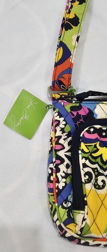 Vera Bradley City Shoulder Handbag Petal Paisley Purse - Picture 5 of 12
