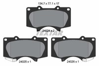Bremsbelagsatz Scheibenbremse Vorderachse FüR Toyota 4 Runner V FJ Cruiser