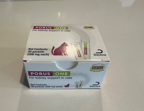 Porus One Kidney Support Supplement for Cats 29 Packets