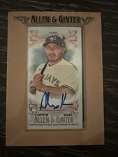 2021 Topps Allen & Ginter's - Framed Mini Auto Alejandro Kirk RC #FMA-AKI