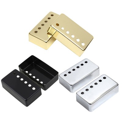 2 Stck. Metall Humbucker Tonabnehmer Abdeckungen für LP E-Gitarre Einfache Installation