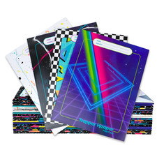 Mead Trapper Keeper 2-Pocket Portfolio Folder: 9-3/4 in. x 12 in. Pattern May Va