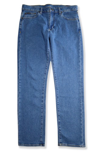 Brooks Brothers Mens Medium Blue Reg Fit Straight Leg Jeans 36W x 32L BB-4825