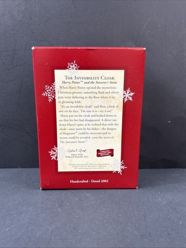 Hallmark Keepsake Harry Potter Ornament "The Invisibility Cloak" 2002 - Picture 9 of 12
