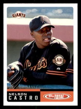 2002  Topps Total  #772 Nelson Castro San Francisco Giants RC