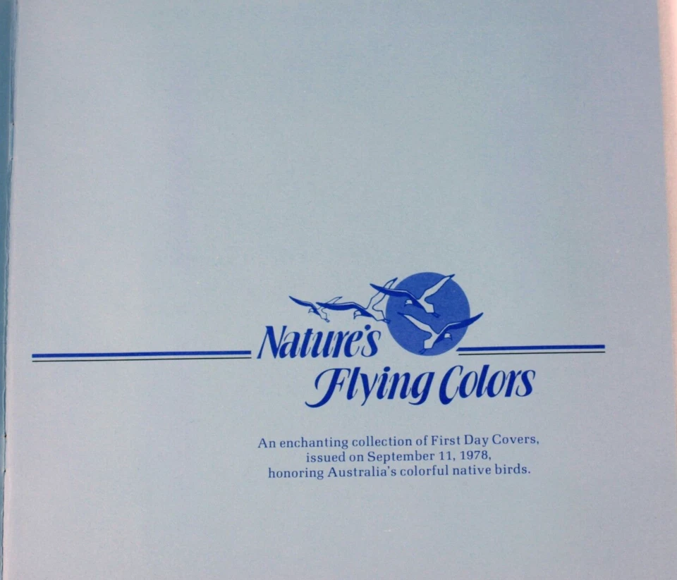Juego completo de 7 cubiertas First Day 1978 Australia Nature's Flying Colors Foto 2 de 4