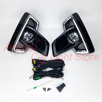 Bumper LED Fog Light Kit For Toyota Hilux Dakar /Revo Rocco 2018-2019 Right Left