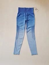 NEW Maxxim Blue Ombre Leggings side cutouts Size S