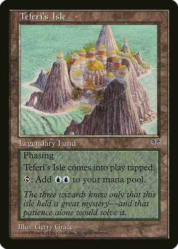 Teferi's Isle Mirage PESADAMENTE PLD Rara MAGIC THE AGTHERING TARJETA DE MONTAÑA ABUGames - Imagen 1 de 1