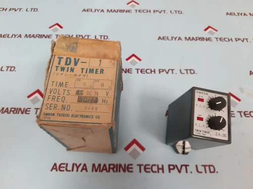 Omron TDV- 1 Twin Timer TDV-44A021C AC DC 24V
