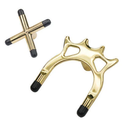Pool & Snooker Cue Cross & Spider Rest Set Bundle Brass Head for Stick Bridge - Image 1 of 3