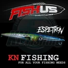 FISHUS LURENZO ESPETRON 195 Fishing Hard Lure Spinning Trolling Jig 195mm 38gr