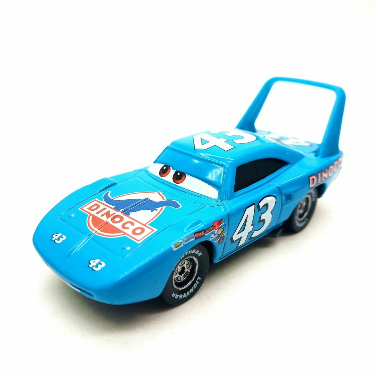 Disney Pixar Cars No.43 Dinoco The King 1:55 Diecast Model Toy Car Gift for  Boy