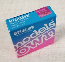 Models Own MYSHADOW Powder Eyeshadow Eye Makeup 14 SHIMMER FLAMINGO Pink Shimmer