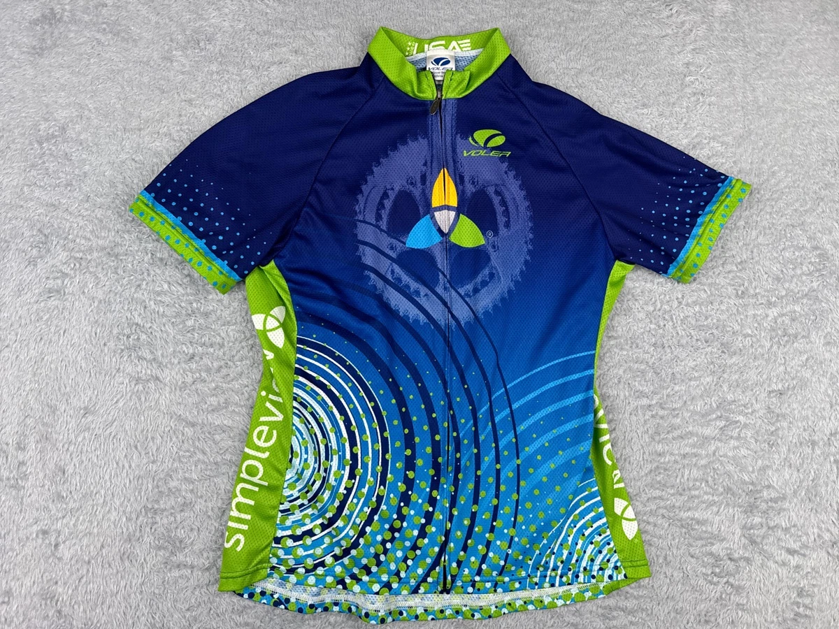 Maillot De Cyclisme Femme Voler – Bleu, Fermeture éclair Complète, Taille M (occasion)