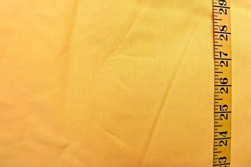 DANDELION YELLOW 100% COTTON BROADCLOTH FABRIC 35X43 INCHES - Picture 2 of 2
