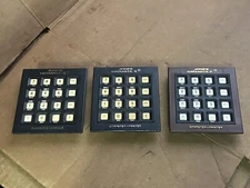 Lot of 3 -- VINTAGE -- Jones Datamite V & F Keypad for Medical Computer Printer