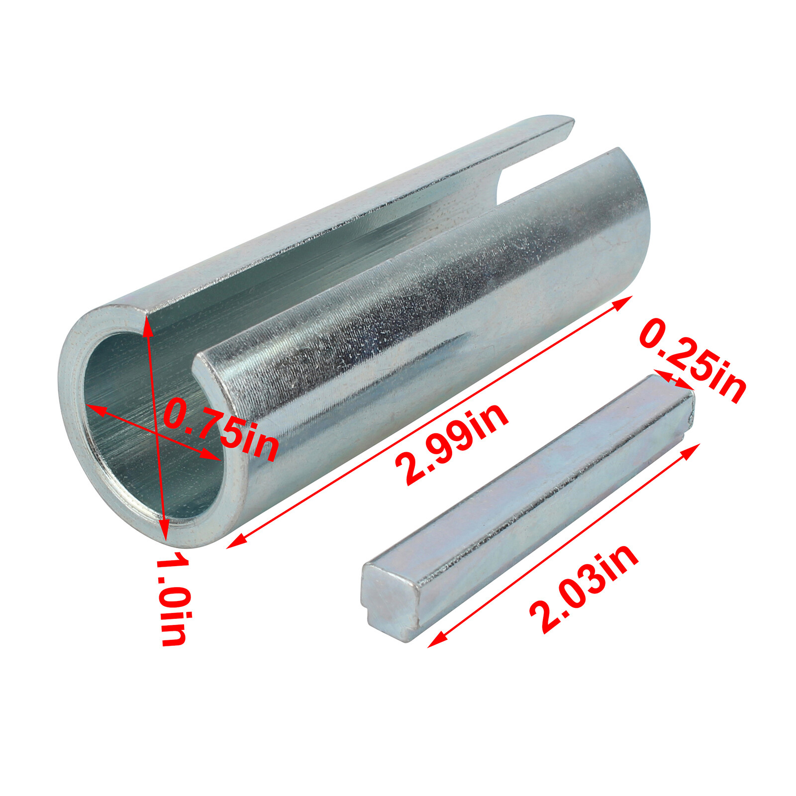 3/4" To 1" Step Key Shaft Adapter Sleeve For Predator & Small Gas Engines - View #4