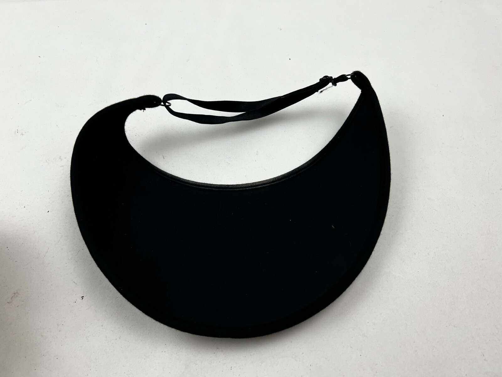 Packable Beach Visor Hat Cap Strapback Black Wome… - image 4