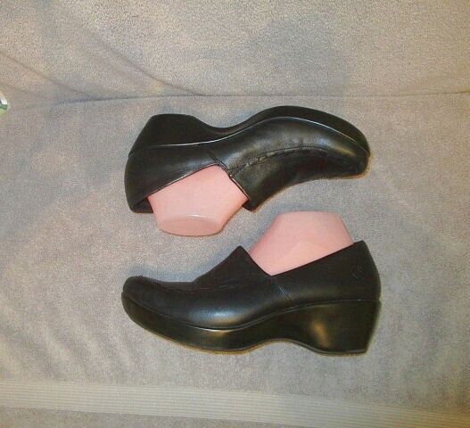 Ariat LEATHER Whipstitched Size 11 CLOGS Slip On … - image 1