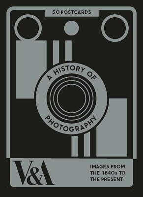 V&A ''A HISTORY OF PHOTOGRAPHY'' POSTKARTENBOX ~ NEU & UNBENUTZT ~ LEERE AUFBEWAHRUNGSBOX