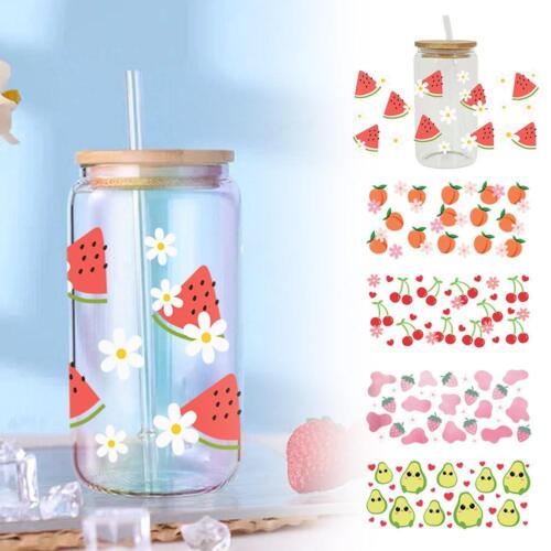 Fruit Cartoon printed heat resistant transfer tray crystal label with X0O5 - Picture 1 of 11