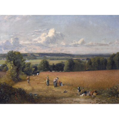 Constable Das Weizenfeld 1816 Gemälde Leinwand Wandbild Kunstdruck Poster