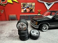 1/64 baby billet wheels tires set