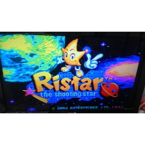 Ristar CIB Complete Box Manual Sega Genesis box manual From Japan RARE ...