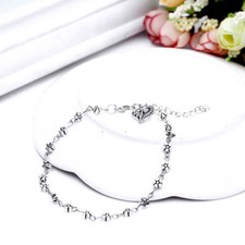 Anklets For Women Antique Daisy Adjustable Ankle Bracelet Chain