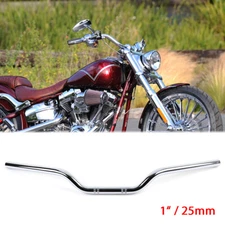 For Harley CVO Breakout Bobber Custom 1" 25mm Drag Handlebar Rise Tracker Chrome