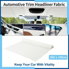 360g Suede Headliner Fabric 100 L X 60 W White For Car Interior Trim Repair 360g Suede Headliner Fabric 100 L X 60 W White For Car Interior Trim Repair