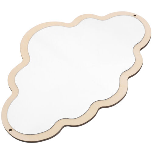 Set of 2 Unbreakable Mirror for Kids Nordic Style Mirrors Oval Children Safety - Photo 1/9