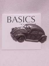  CLICK ON PIN VW VOLKSWAGEN BUS BUG BEETLE FLOWER POWER 