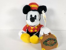 Polynesian Resort Bellhop Mickey Mouse Mini Bean Bag Plush Walt Disney World