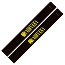 Nirvana Slap Band 2-Pack - Smiley Logo Black Band/Yellow