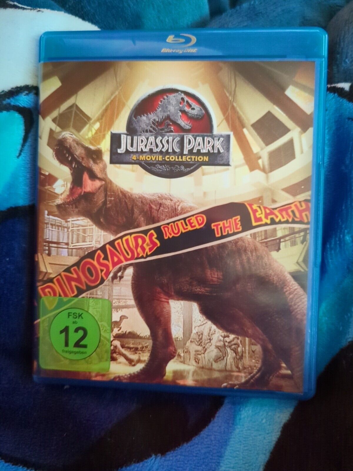 Image of Jurassic Park 1-3 + Jurassic World 1  (2018  Blu-ray) Neuwertig