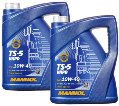 2x5  Liter MANNOL 10W-40 UHPD TS-5 LKW Öl Motoröl 10W40 DEUTZ Renault Volvo 