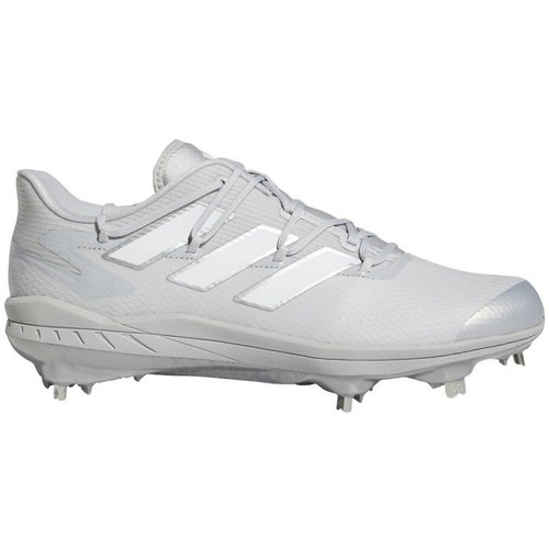 adidas Adizero Afterburner 8 Silver Gray Baseball Cleats H00979 Mens Size 8.5