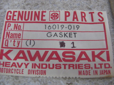 NOS OEM Kawasaki Float Chamber Gasket 1974 -75 Z1 900 Superbike A